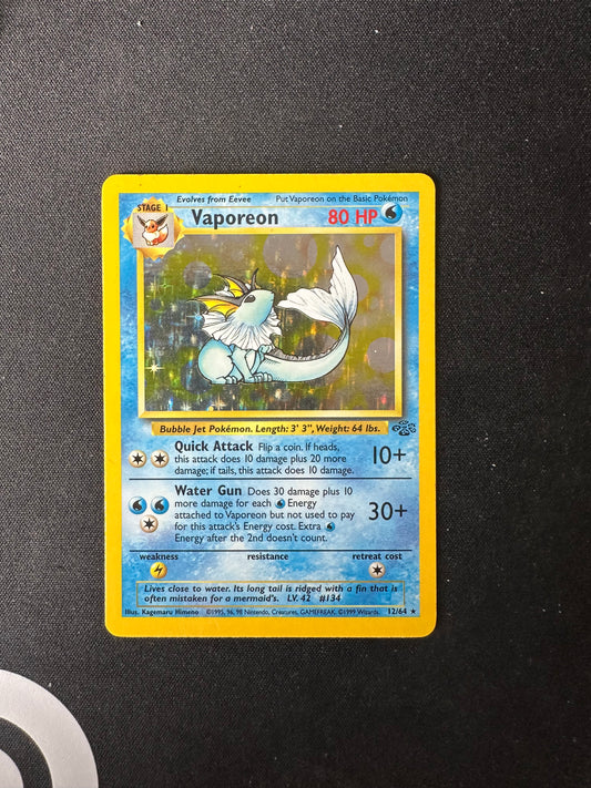 Vaporeon Jungle Holo 12/64
