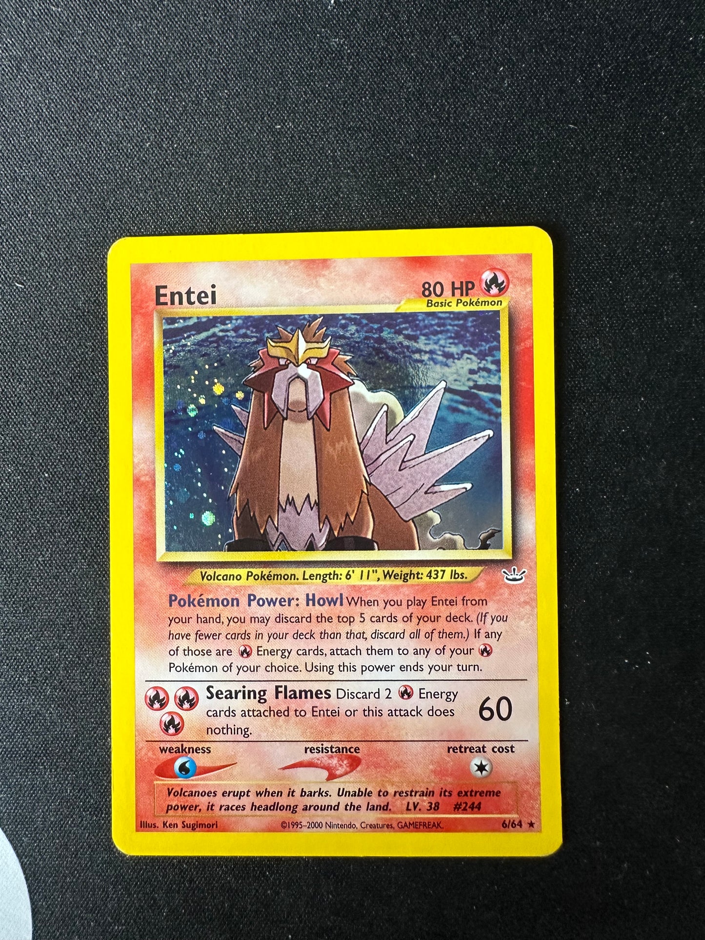 Entei Neo Revelation Holo 6/64
